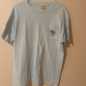 Light Blue Graphic T-Shirt